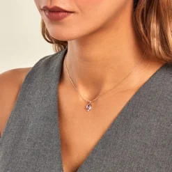 Histoire d'Or Collier Sagesse Or Jaune Améthyste Oxyde De Zirconium* Colliers|Colliers