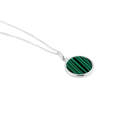 Histoire d'Or Collier Saül Argent Blanc Malachite* Colliers|Colliers