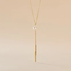 Histoire d'Or Collier Salman Or Jaune Perle De Culture