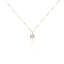 New Histoire d'Or Collier Sarida Argent Rose Oxyde De Zirconium