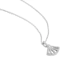 Clearance LAETIZIA Collier Sarita Argent Blanc Oxyde De Zirconium