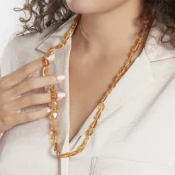 Histoire d'Or Collier Sautoir Cososus Ambre* Colliers|Sautoirs