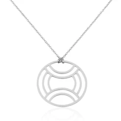 Histoire d'Or Collier Sautoir Japan Acier Blanc* Colliers|Sautoirs