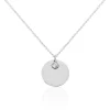 Histoire d'Or Collier Sautoir Paula Argent Blanc Oxyde De Zirconium* Bijoux Personnalisés|Colliers