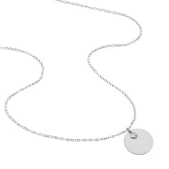 Histoire d'Or Collier Sautoir Paula Argent Blanc Oxyde De Zirconium* Bijoux Personnalisés|Colliers