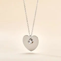 Histoire d'Or Collier Sautoir Ylla Argent Blanc Oxyde De Zirconium* Bijoux Personnalisés|Colliers