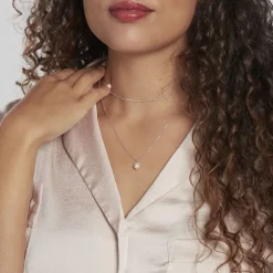 Histoire d'Or Collier Savino Argent Perle De Culture* Colliers|Colliers Doubles Et Triples Chaînes