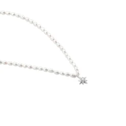 Histoire d'Or Collier Shelah Argent Blanc Perle De Culture Oxyde De Zirconium* Colliers|Colliers