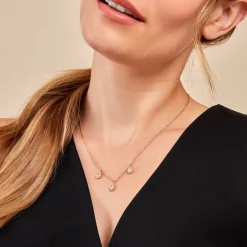 Histoire d'Or Collier Shiny Drops Plaqué Or Doré Oxyde De Zirconium* Colliers|Colliers