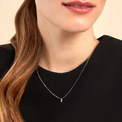 Histoire d'Or Collier Siem Argent Blanc Oxyde De Zirconium* Colliers|Colliers