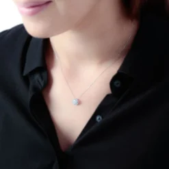 Histoire d'Or Collier Soleil D'hiver Or Blanc Diamant* Colliers|Colliers