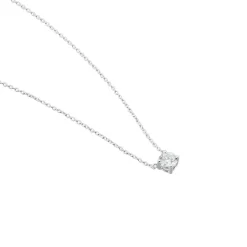 Histoire d'Or Collier Solitaire Victoria Platine Blanc Diamant* Colliers|Colliers