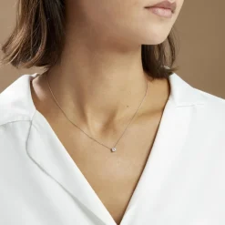Histoire d'Or Collier Solitaire Victoria Platine Blanc Diamant* Colliers|Colliers