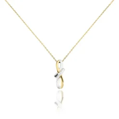 Discount Histoire d'Or Collier Soukayna Or Bicolore Diamant