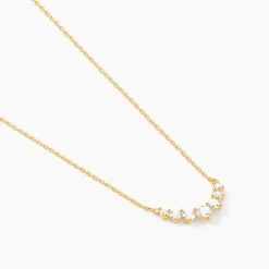 Discount Histoire d'Or Collier Sparkle Or Jaune Oxyde De Zirconium