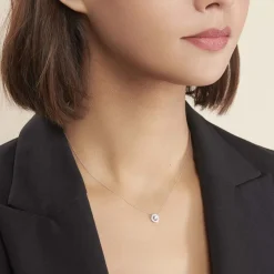 Histoire d'Or Collier Star Or Blanc Oxyde De Zirconium* Colliers|Colliers