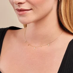 New Histoire d'Or Collier Stellar Or Jaune Oxyde De Zirconium