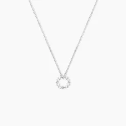 Histoire d'Or Collier Sueda Argent Blanc Oxyde De Zirconium* Colliers|Colliers