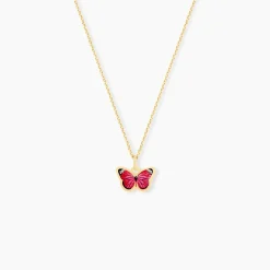 Outlet Histoire d'Or Collier Sulivia Papillon Or Jaune