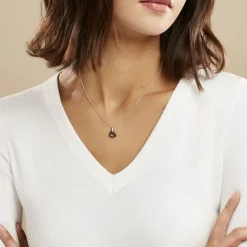 Best Histoire d'Or Collier Sumeyra Argent Blanc Céramique Et Oxyde De Zirconium