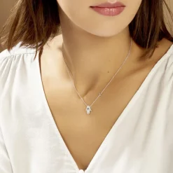 Histoire d'Or Collier Symbolique Argent Blanc Oxyde De Zirconium* Colliers|Colliers