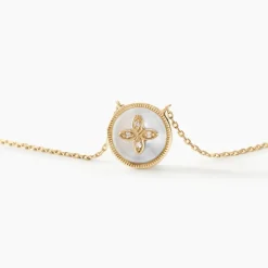 Histoire d'Or Collier Talisman Or Jaune Nacre Diamant* Colliers|Colliers