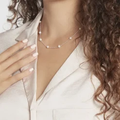 Histoire d'Or Collier Tanis Argent Perle De Culture* Colliers|Colliers