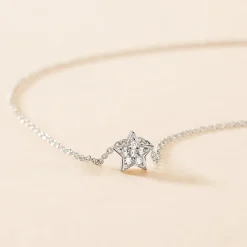 New Histoire d'Or Collier Taona Argent Blanc Oxyde De Zirconium