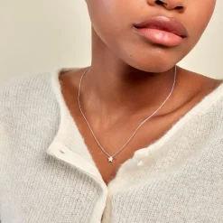 New Histoire d'Or Collier Taona Argent Blanc Oxyde De Zirconium