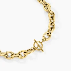 Histoire d'Or Collier Tariia Acier Jaune* Colliers|Colliers