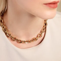 Histoire d'Or Collier Tariia Acier Jaune* Colliers|Colliers