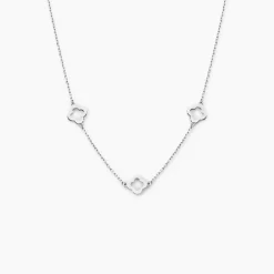 Histoire d'Or Collier Tavie Argent Blanc