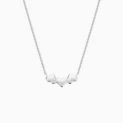 New Histoire d'Or Collier Te Amo Argent Blanc