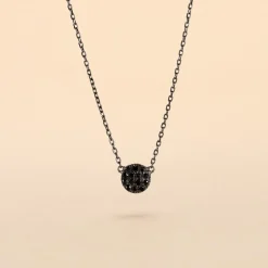 Sale Histoire d'Or Collier Teani Or Blanc Diamant or blanc diamant noir