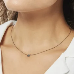 Sale Histoire d'Or Collier Teani Or Blanc Diamant or blanc diamant noir