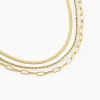 Histoire d'Or Collier Thika Acier Jaune* Colliers|Colliers