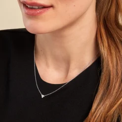 Histoire d'Or Collier Thylane Argent Blanc Oxyde De Zirconium* Colliers|Colliers