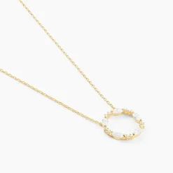 Outlet Histoire d'Or Collier Tiara De Zirconium or jaune oxyde