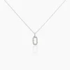 Histoire d'Or Collier Tracee Argent Blanc Oxyde De Zirconium* Colliers|Colliers