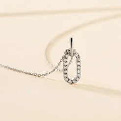 Histoire d'Or Collier Tracee Argent Blanc Oxyde De Zirconium* Colliers|Colliers