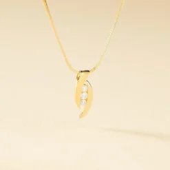 Discount Histoire d'Or Collier Trilogie Or Jaune Diamant