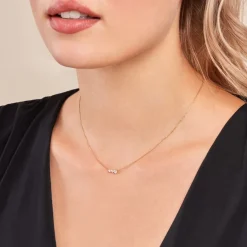 Hot Histoire d'Or Collier Tryphena Or Jaune Diamant Synthétique