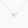 Discount Histoire d'Or Collier Twillie Argent Blanc Oxyde De Zirconium