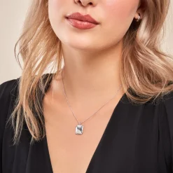 Online Histoire d'Or Collier Two Argent Blanc