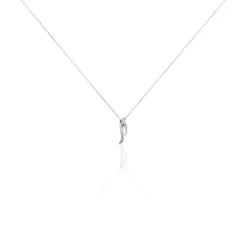 Histoire d'Or Collier Tylane or blanc diamant