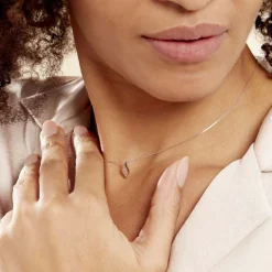 Histoire d'Or Collier Tylane or blanc diamant