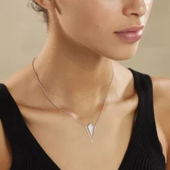 New Histoire d'Or Collier Tylee Argent Blanc