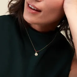 Histoire d'Or Collier Under The Sea Or Jaune Corail* Colliers|Colliers