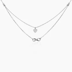 New Histoire d'Or Collier Urielle Argent Blanc