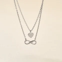 New Histoire d'Or Collier Urielle Argent Blanc